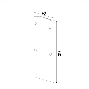 End Cap for Stairs - Model 1010 CAD Drawing